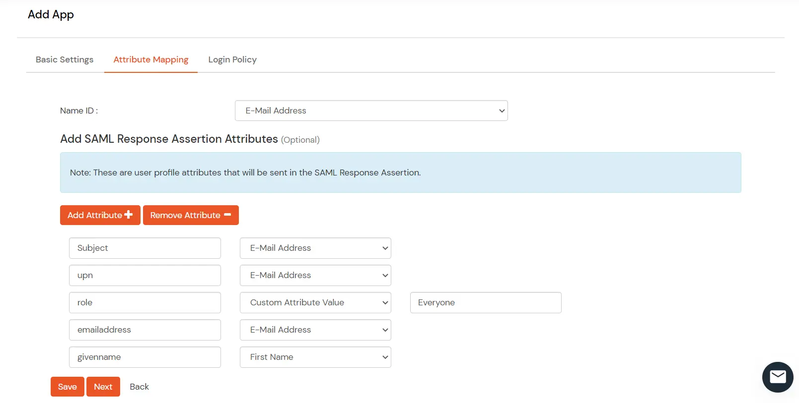 SharePoint On-premise Single Sign-On (SSO): attribute mapping