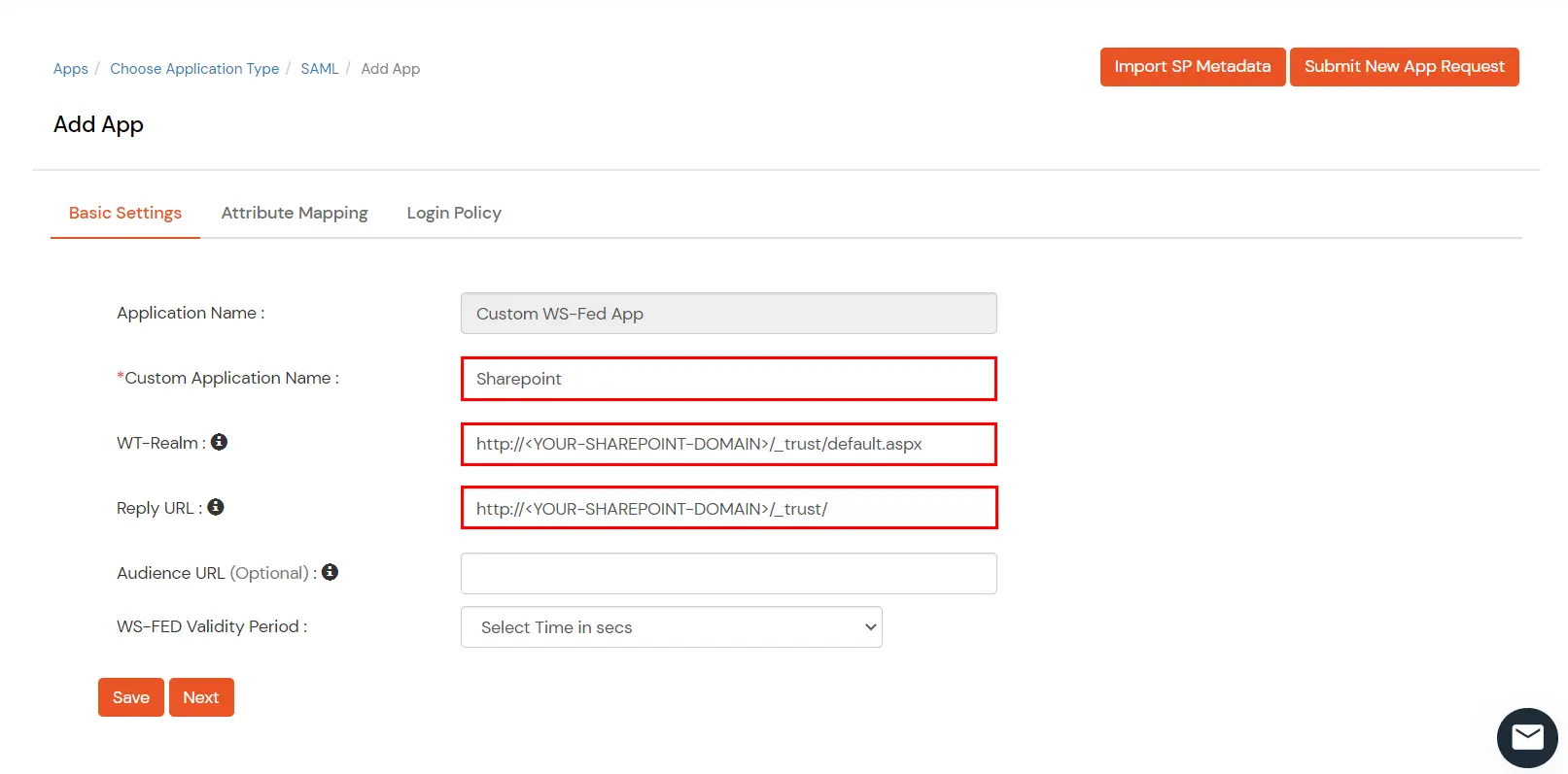 SharePoint On-premise Single Sign-On (SSO): basic settings