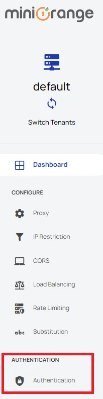  Setup Web3 authentication -click-on-authentication