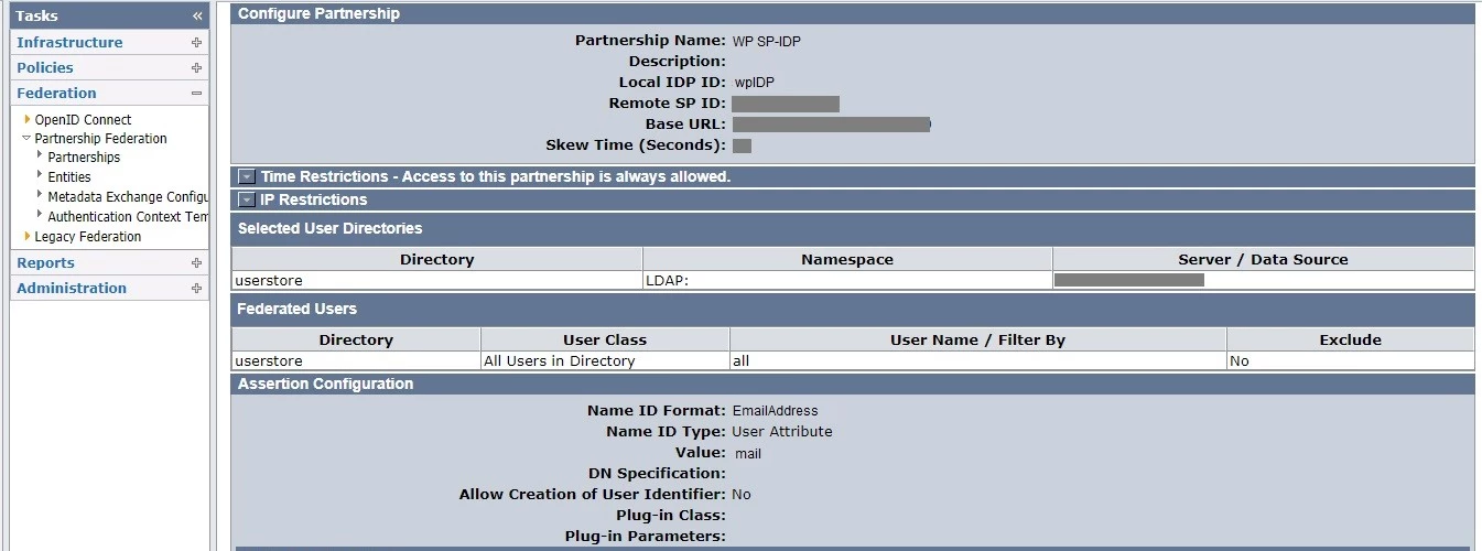 SiteMinder SAML Single Sign-On (SSO)