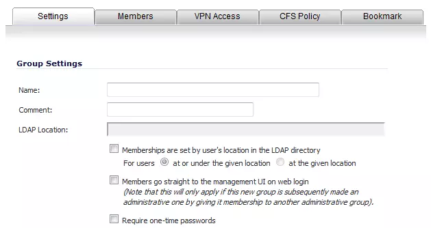 Add Group in SonicWall