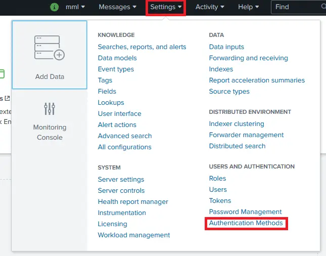 Splunk Single Sign-On (sso)