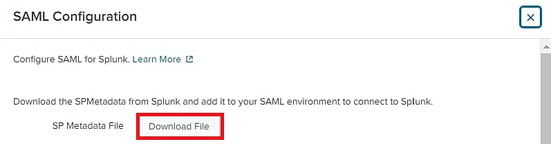 Configure Splunk Enterprise SAML Single Sign-On (SSO) Prerequisites