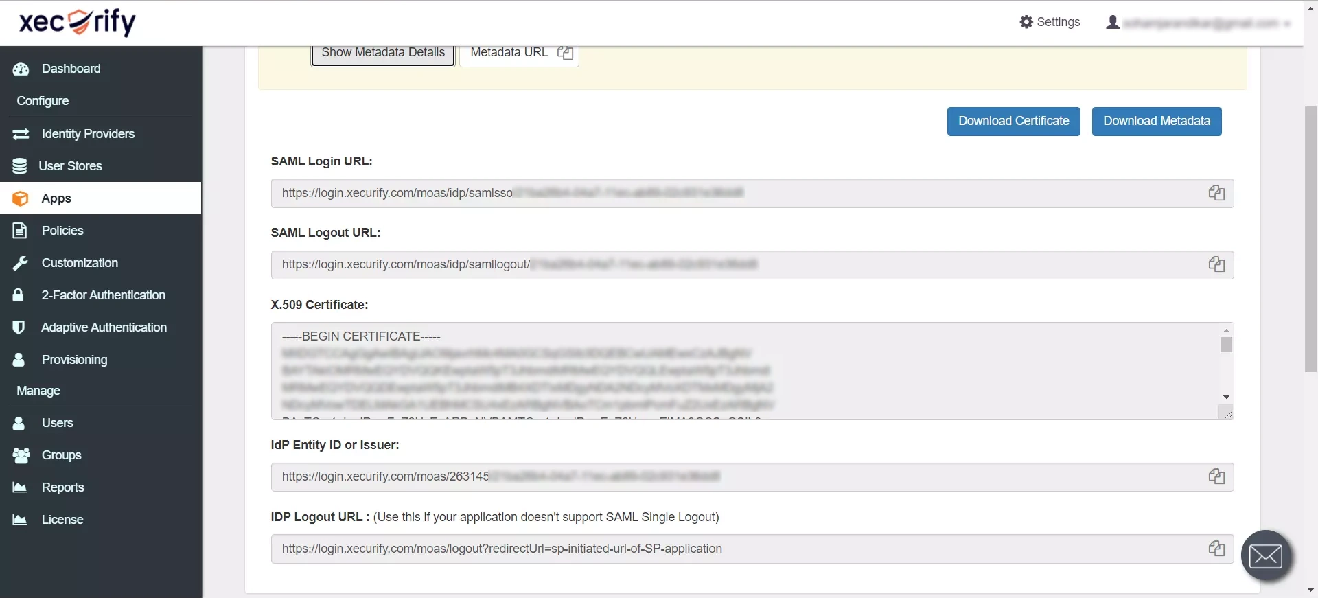 Spotfire Single Sign On (sso) Download Metadata