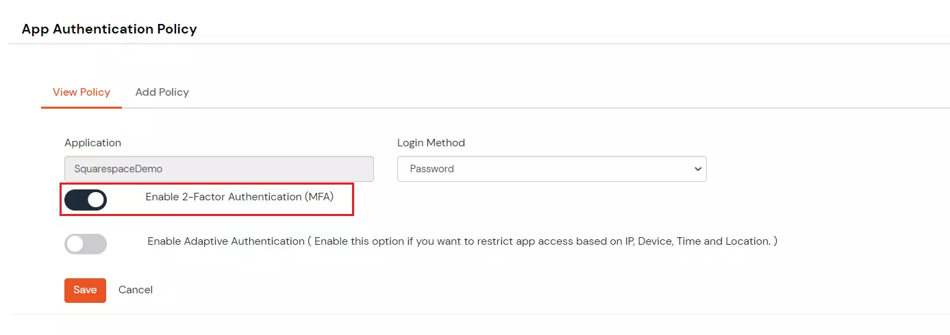 Two factor-authentication for Squarespace | Two Factor Authentication enable 2fa