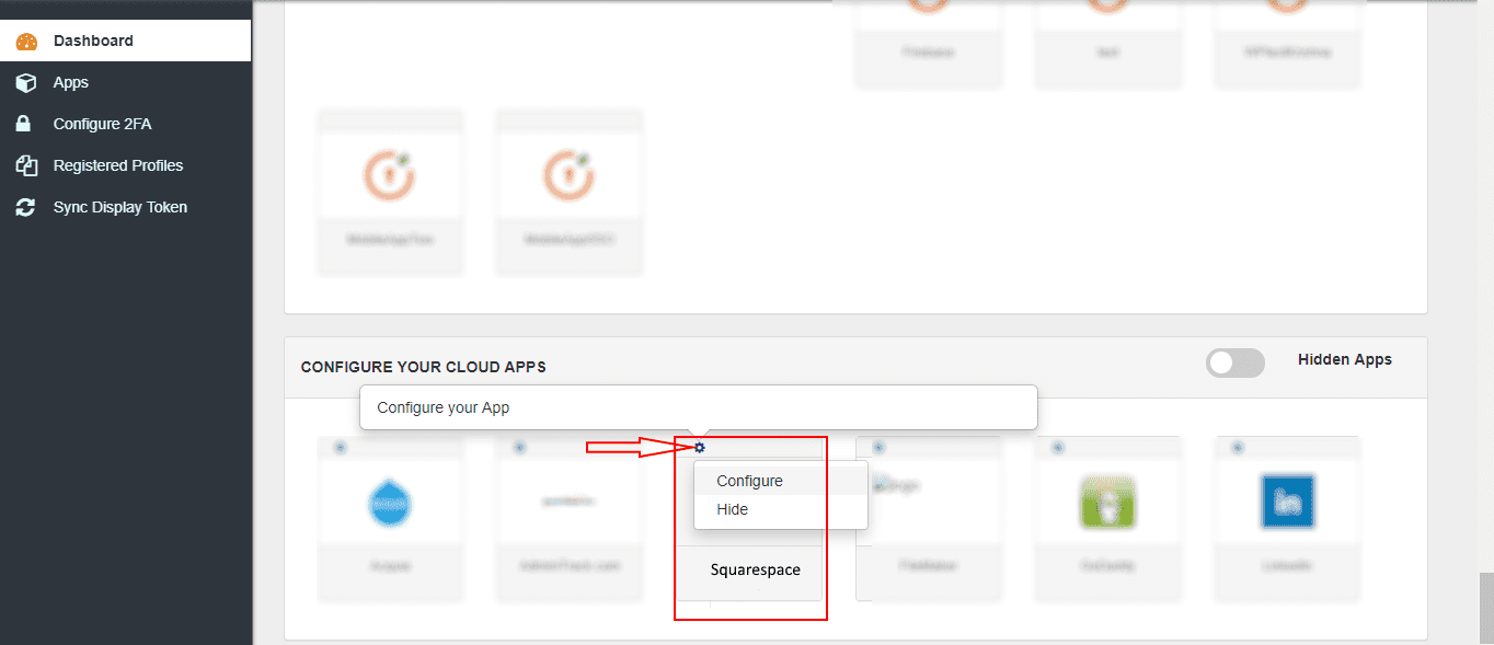 Squarespace saml dashboard configuration SSO