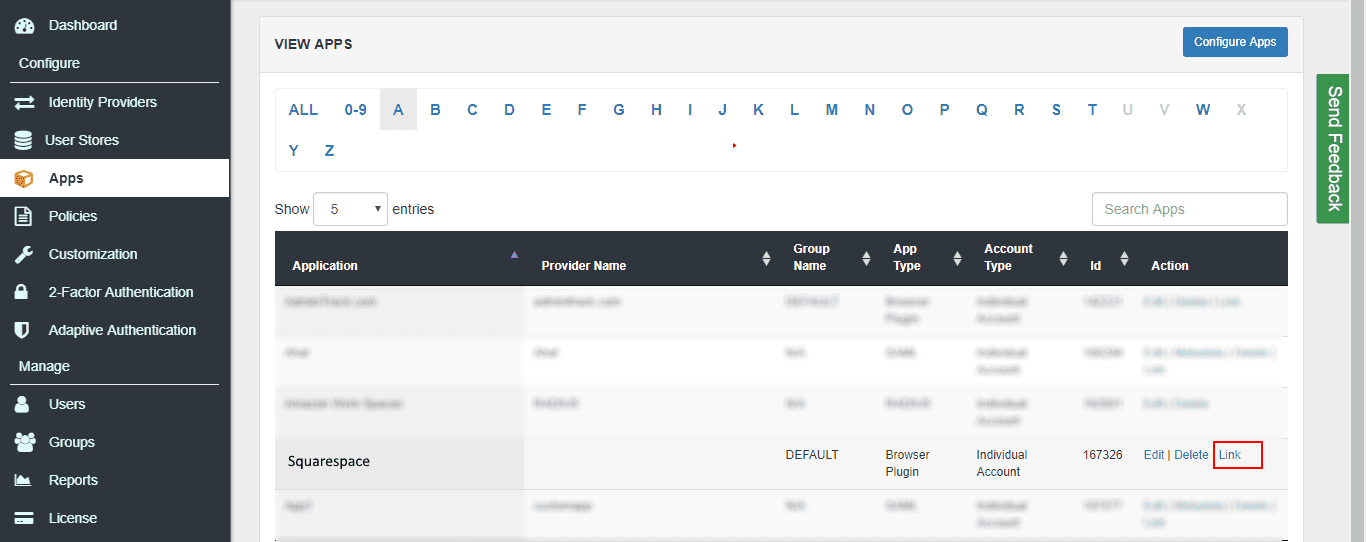 Squarespace saml user link SSO