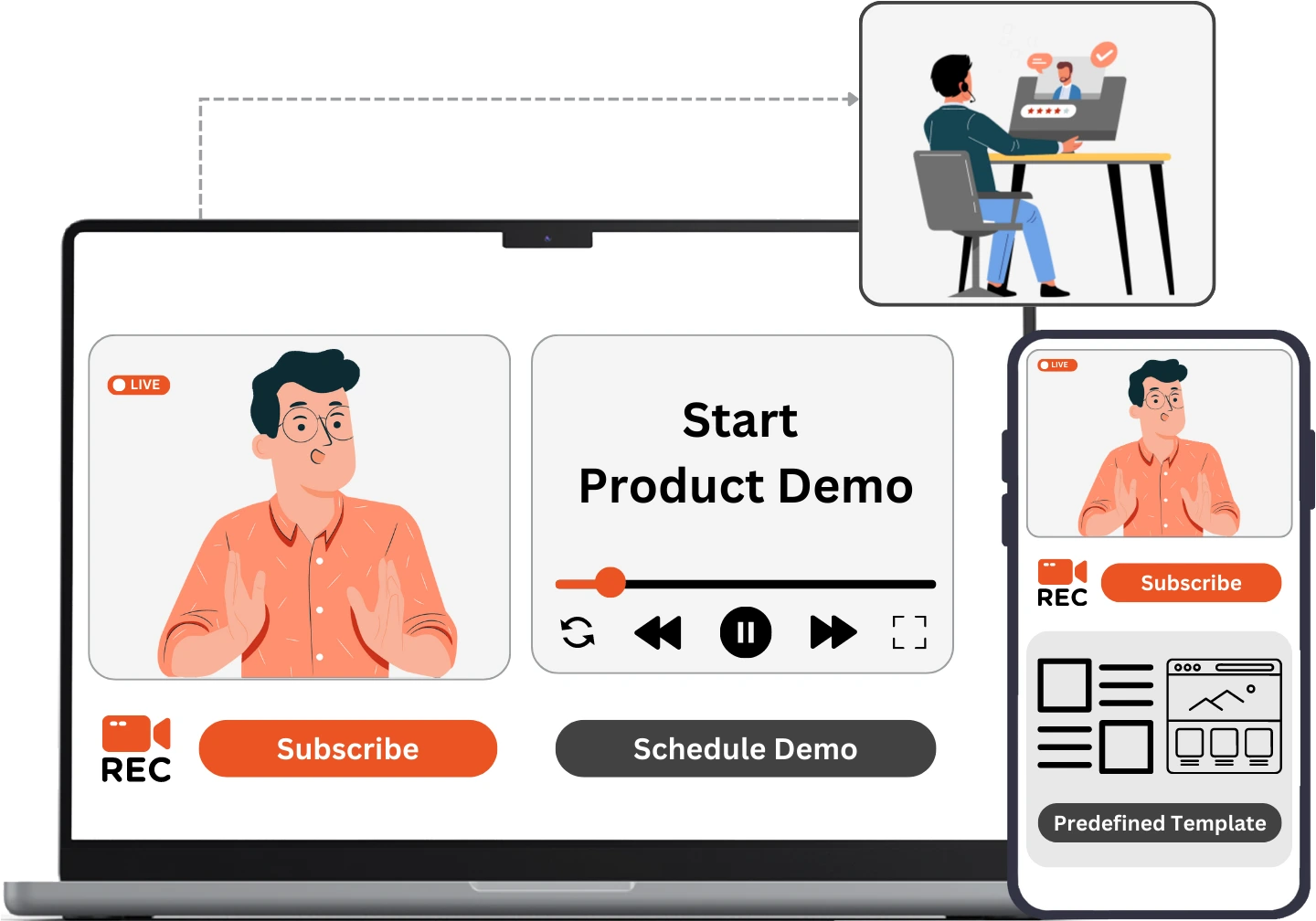 create and stream courses using miniorange streaming service