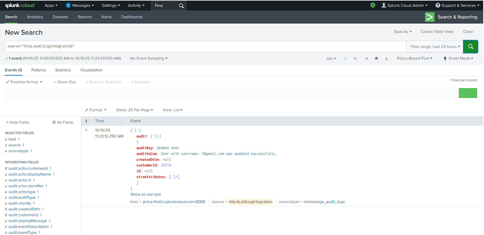 Splunk Single Sign-On (sso) Validate Data in Splunk