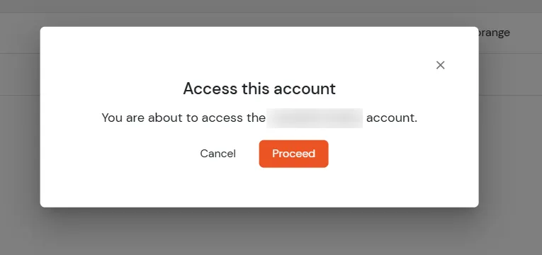 Access this Account Confirmation