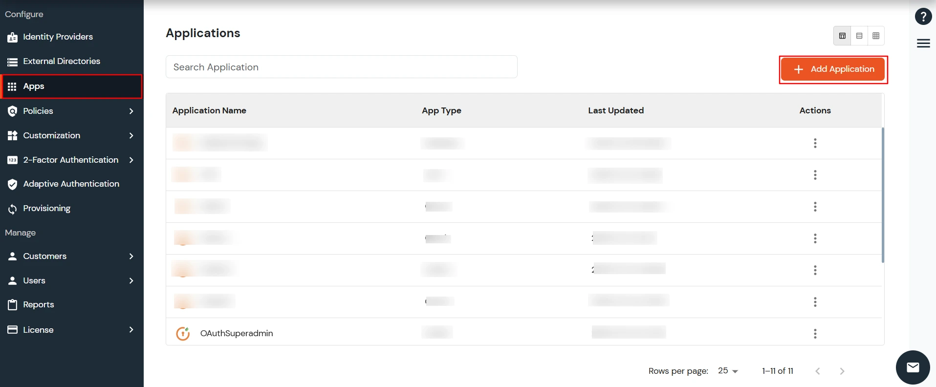 miniOrange Identity Platform Partner Portal Handbook: Add Application
