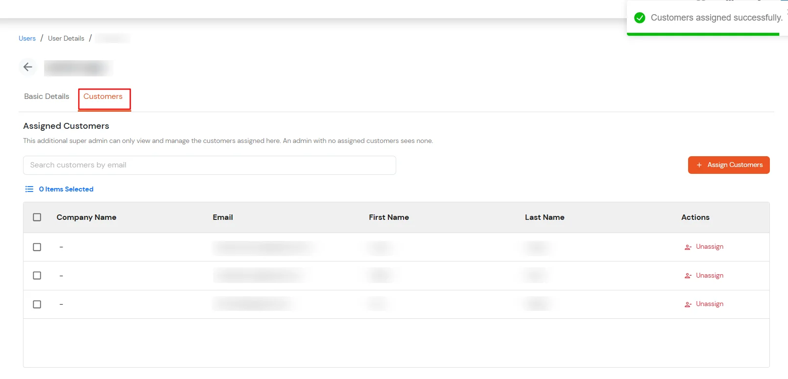 miniOrange Partner Portal Handbook: Customer assigned successfully