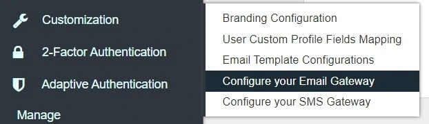 Configure SMTP