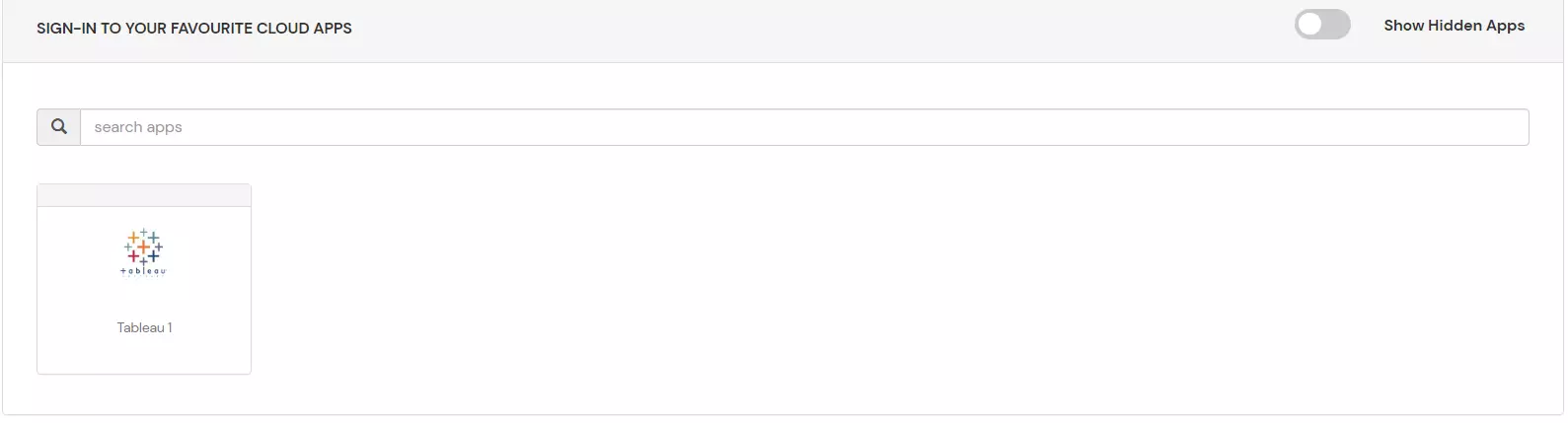 Tableau Single Sign-On (SSO) verify configuration