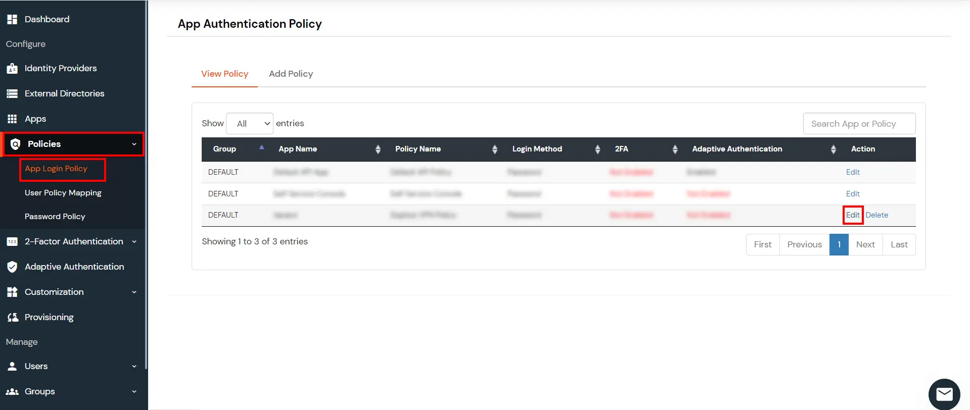 TACACS Client Single Sign-On (SSO) configuration steps