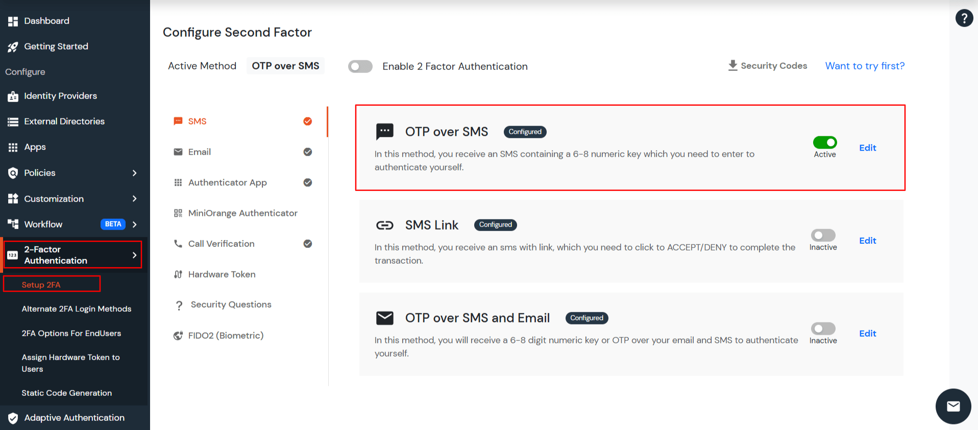 Multi-Factor/Two-Factor Authentication(2FA) for RD Web Access Configure 2FA Panel