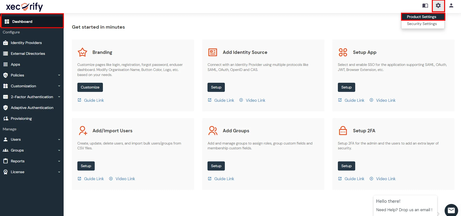 MFA/Two-Factor Authentication(2FA) for Cisco Switches  miniOrange dashboard