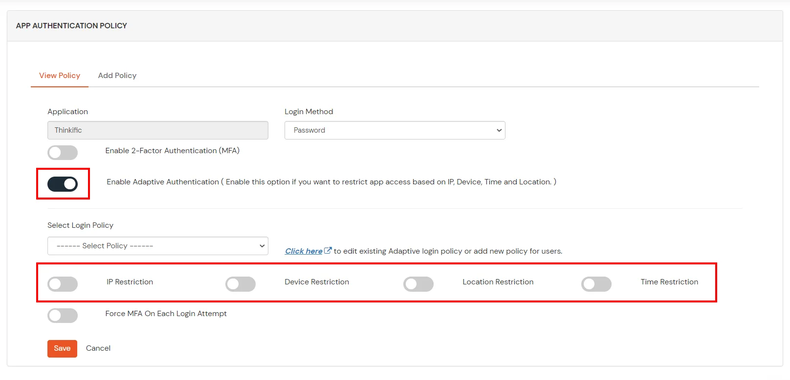 Atlassian Jira Cloud Single Sign-On (SSO) Restrict Access save device restriction policy