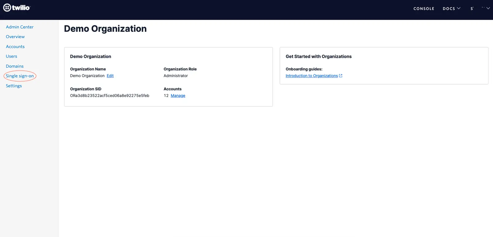 TwilioFlex Single Sign-On (SSO) choose app type