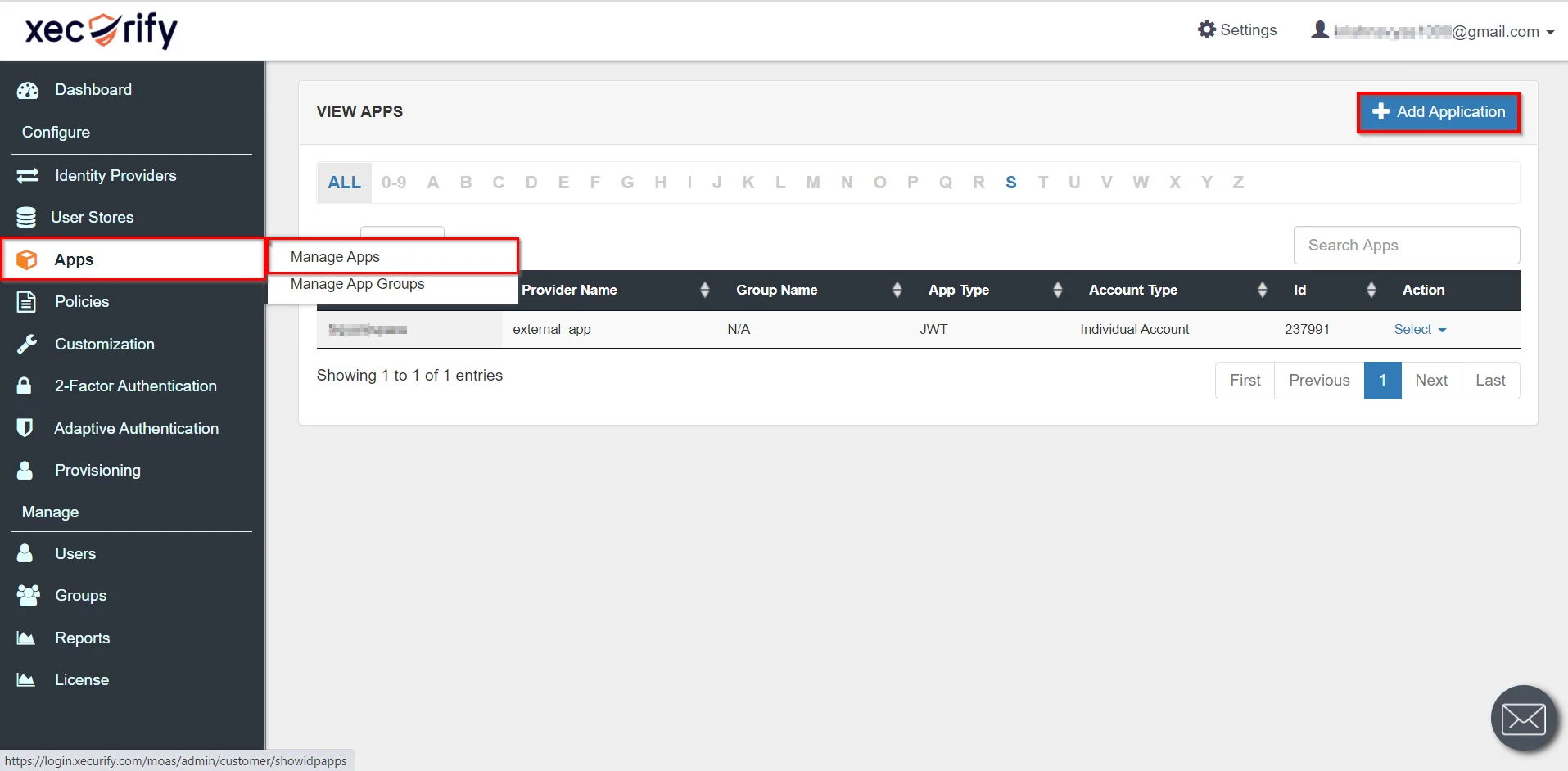 TYPO3 Single Sign-On (sso)click on configure app