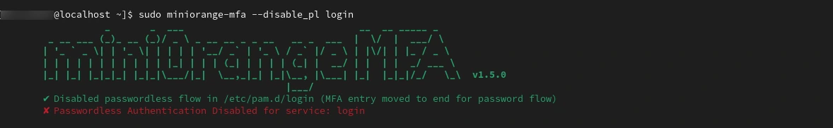 Ubuntu Two-factor Authentication (2FA): Disable passwordless MFA