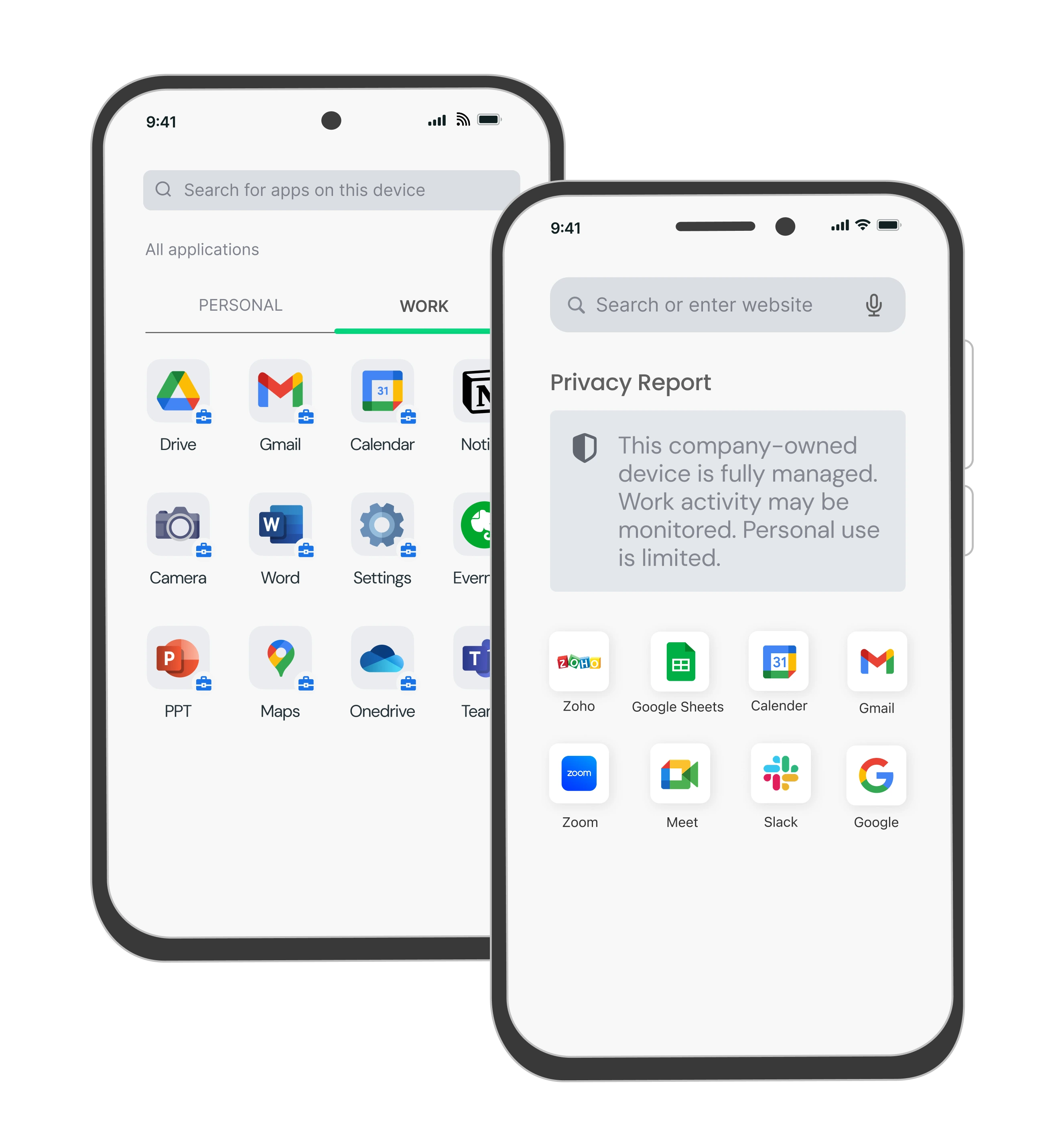 BYOD Management Solution - Secure work on personal devices