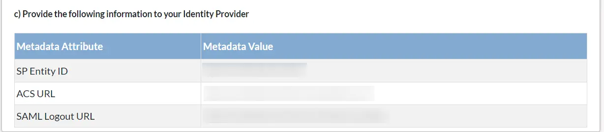 Umbraco Single Sign-On (SSO) - Service provider metadata