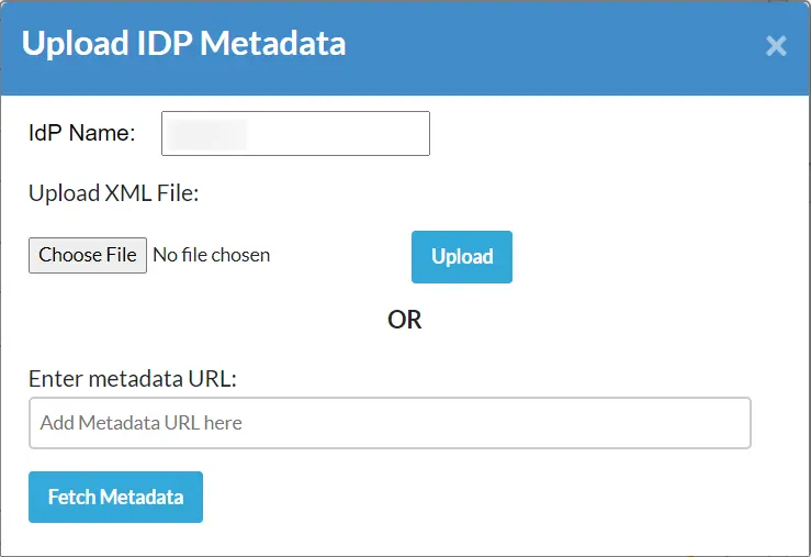 Umbraco Single Sign-On (SSO) - Upload Metadata