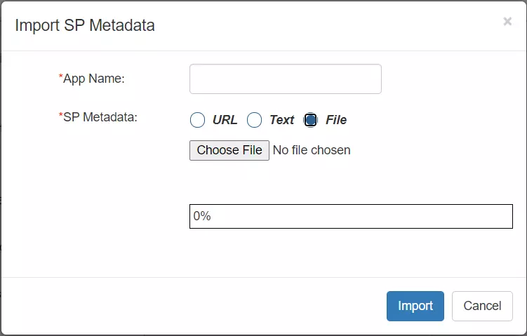 VMWare Identity Manager Single Sign On (sso) metadata link