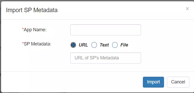 VMWare Identity Manager Single Sign On (sso) metadata link