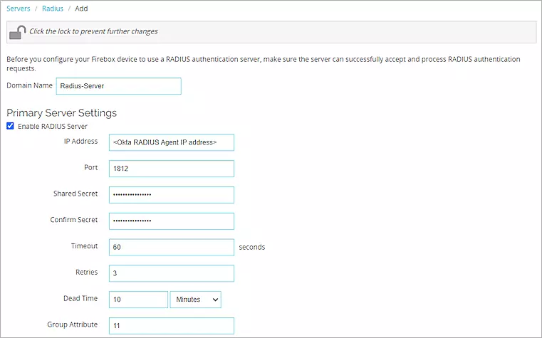 Two-Factor Authentication 2FA / MFA for WatchGuard XTM : Login