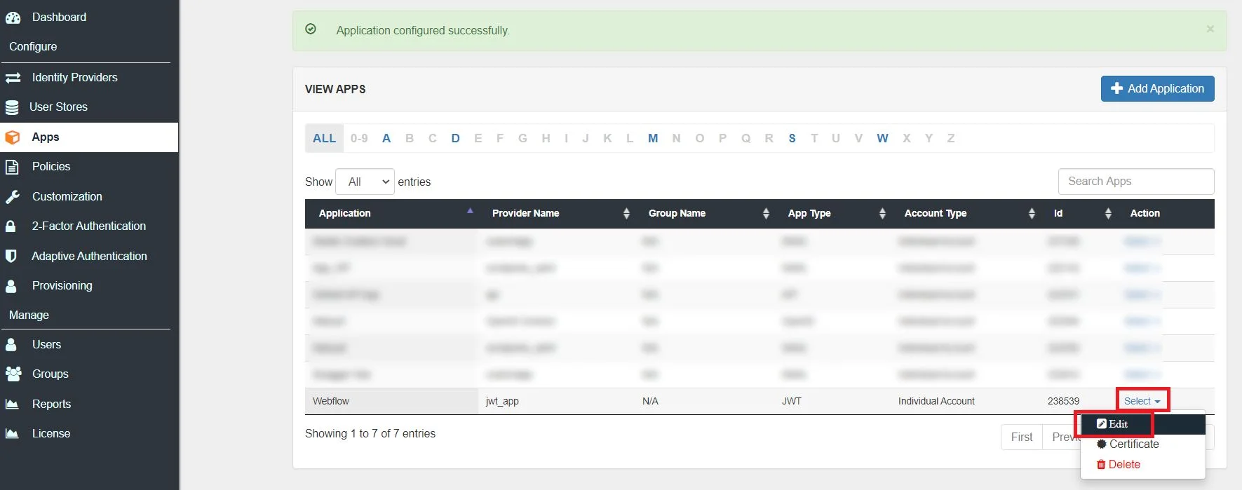 Webflow Single Sign-On SSO edit-button