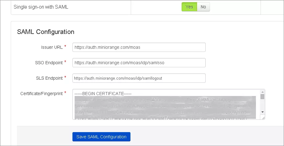 WhosOnLocation Single Sign On (sso) Configuration