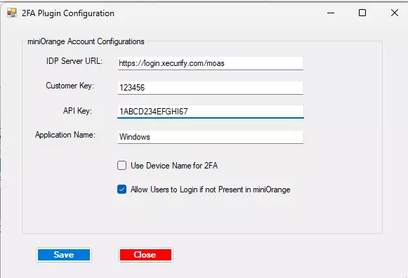 Save the settings for Windows Remote Desktop Protocol (RDP) 2FA/MFA