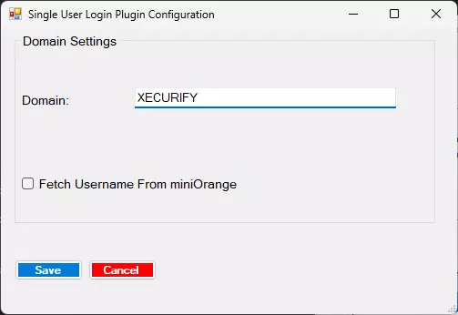 Change domain settings to AD for Windows RDP MFA