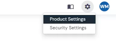 Select product settings to configure Windows Two-Factor Authentication (2FA)