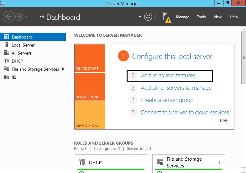 MFA/2FA Two-Factor Authentication for Windows VPN : Add Roles and Features