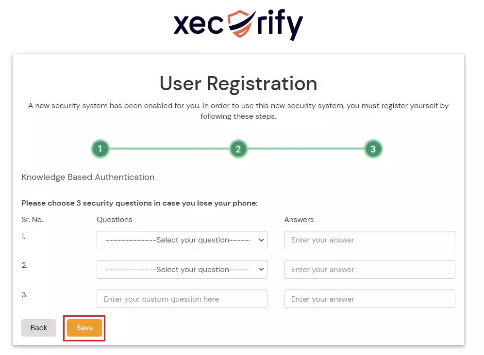 MFA/2FA Two-Factor Authentication for 