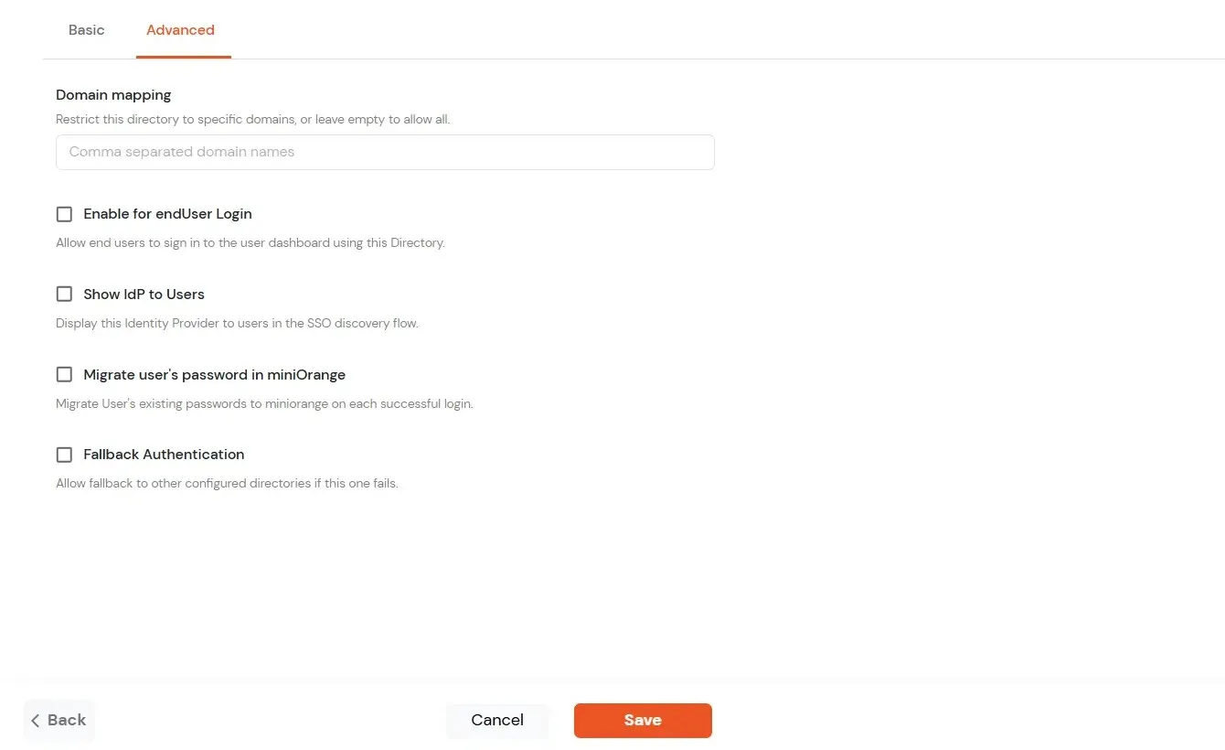 Autenticación de API para WordPress Parámetros de autenticación de usuario de origen