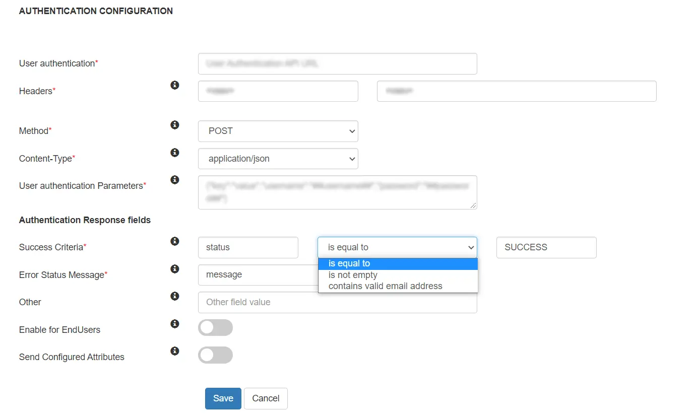 Wordpress api authentication source user authentication parameters