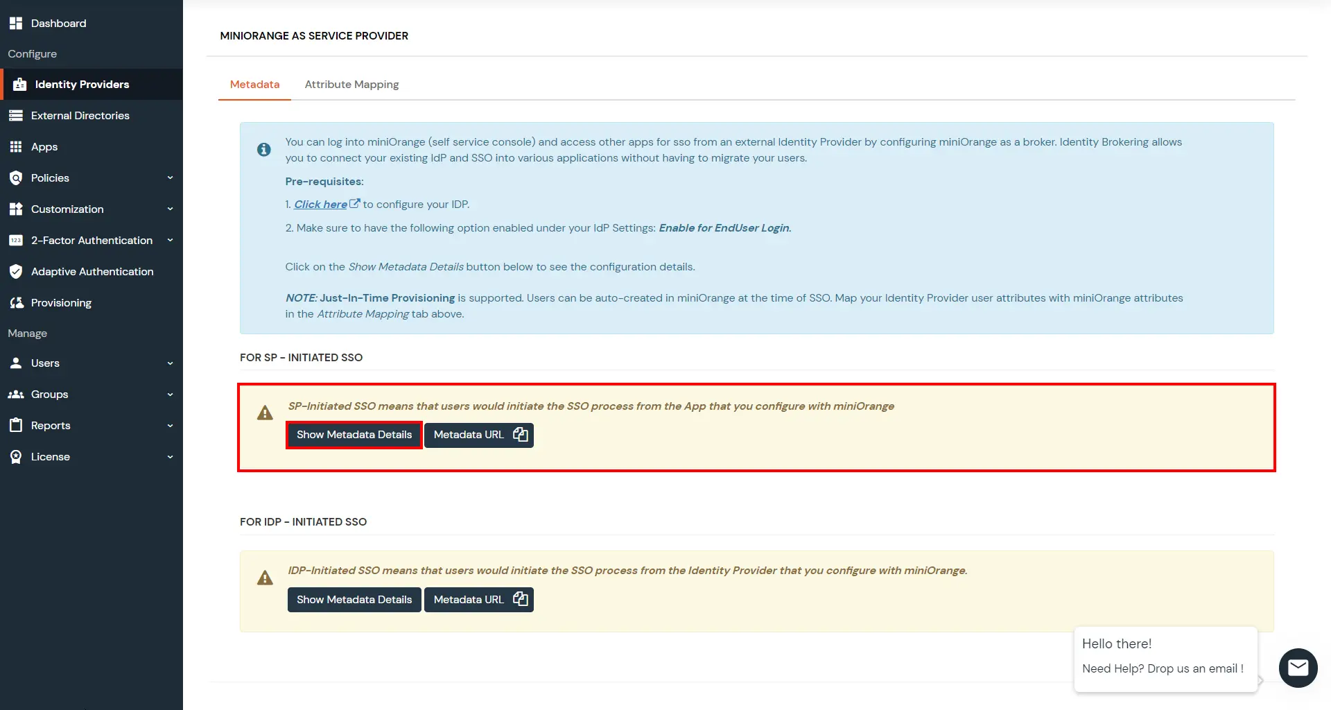 Configure Zoho Single Sign-On (SSO)