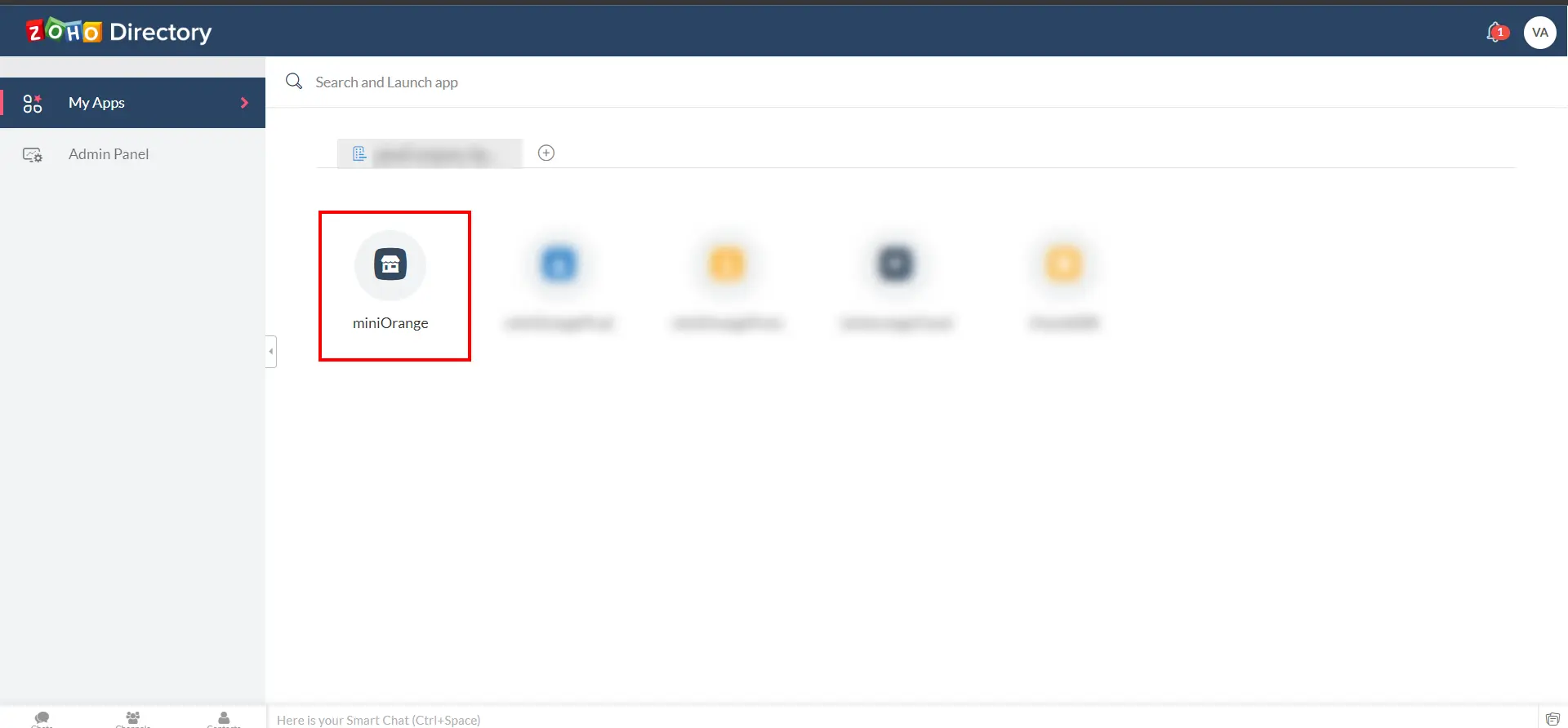 Zoho Single Sign-On (SSO) login