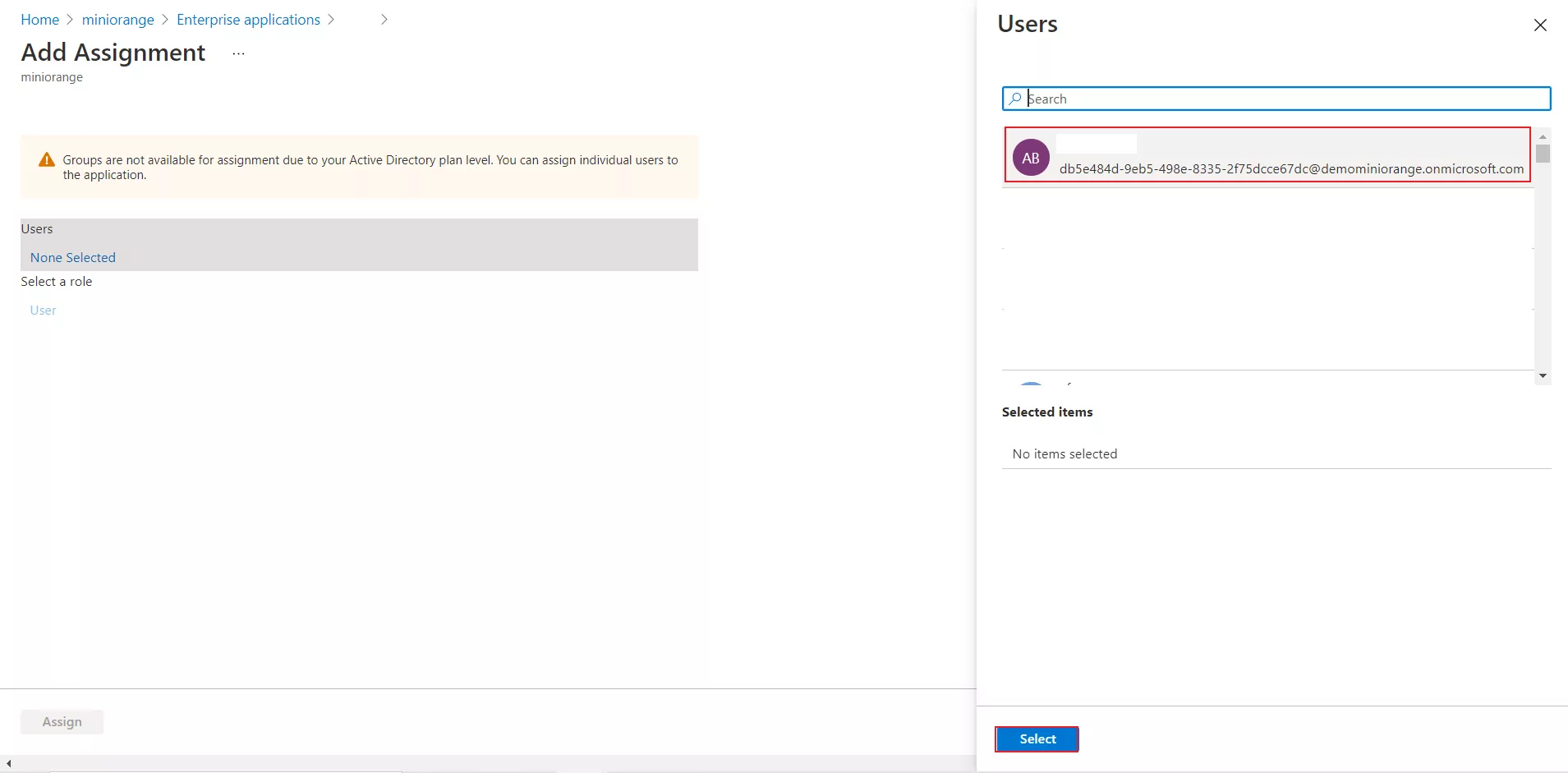 Microsoft Entra ID SSO: Add users