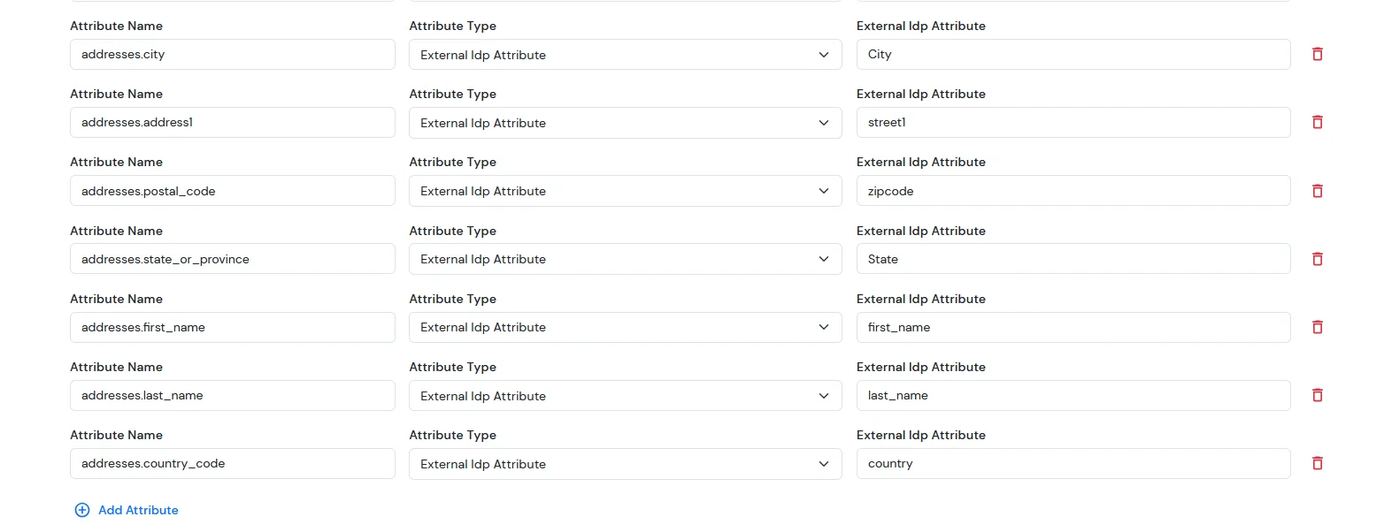 BigCommerce Single Sign-On : Map External IDP Attributes