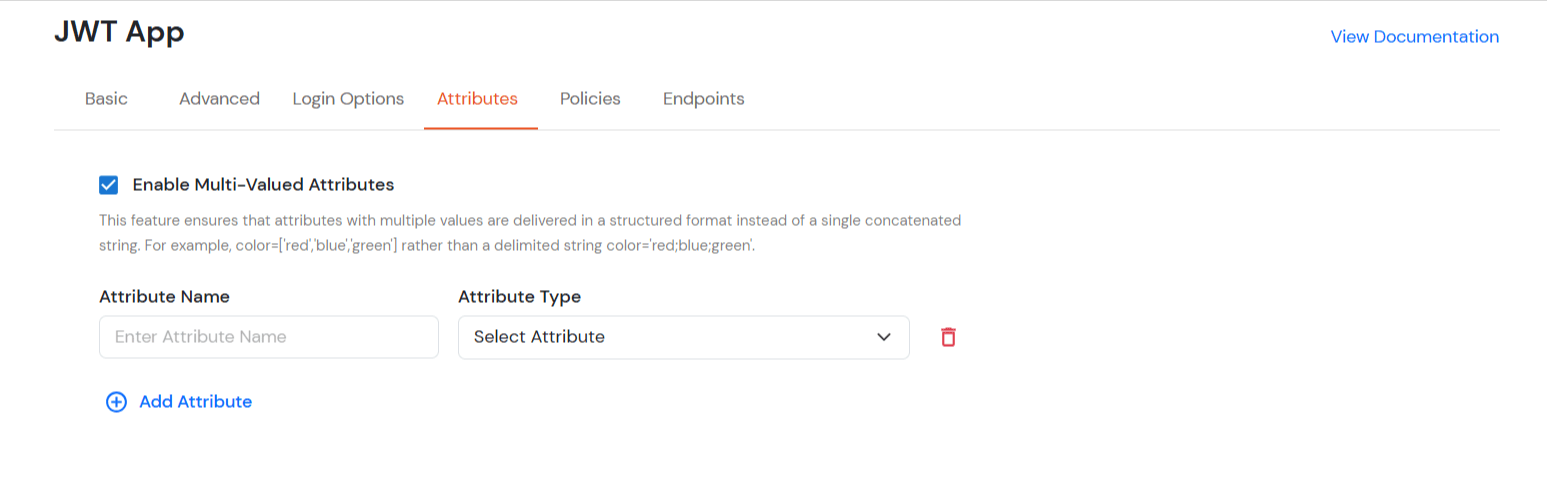 Enable multi-valued attributes