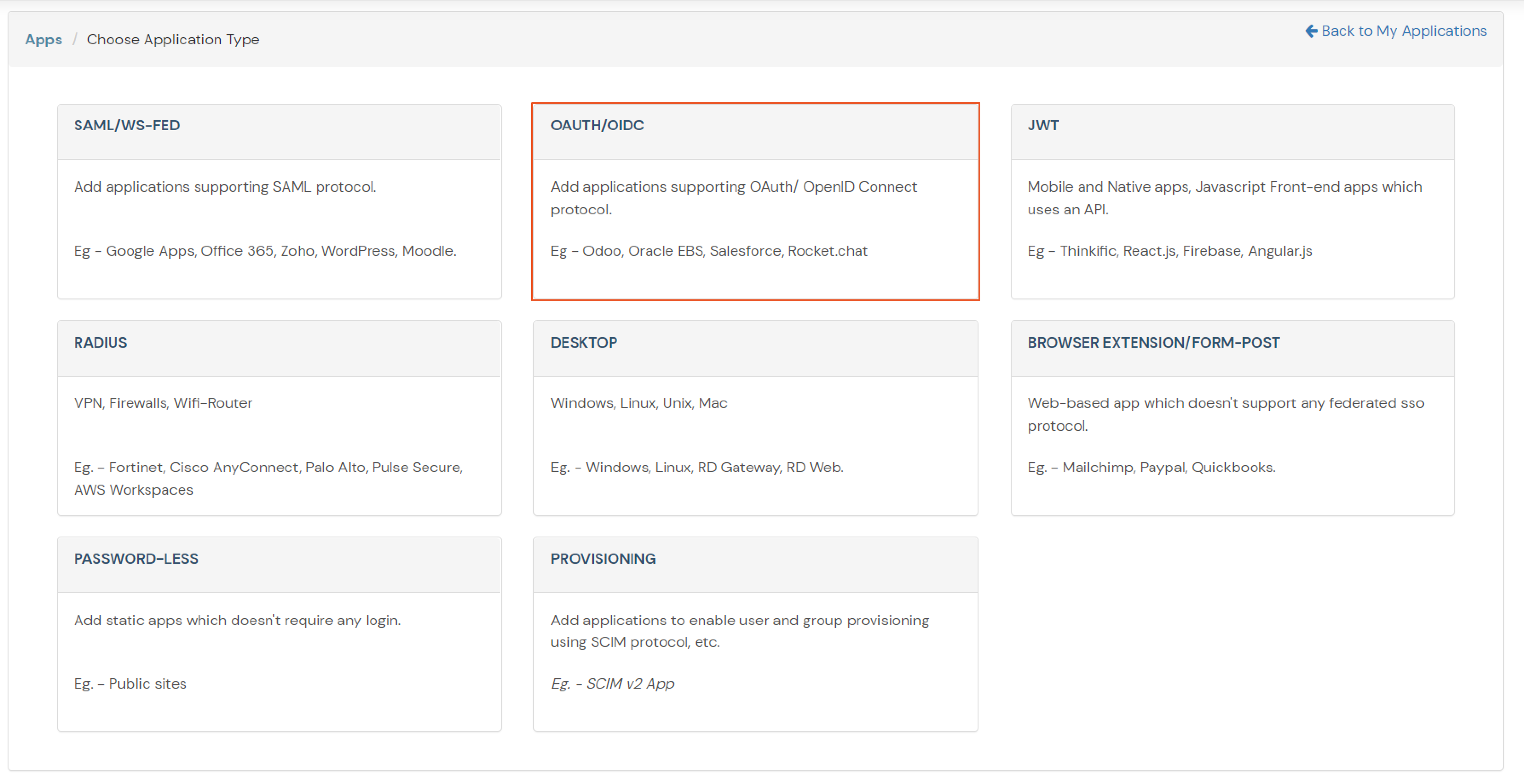 Add OAuth openIDConnect app