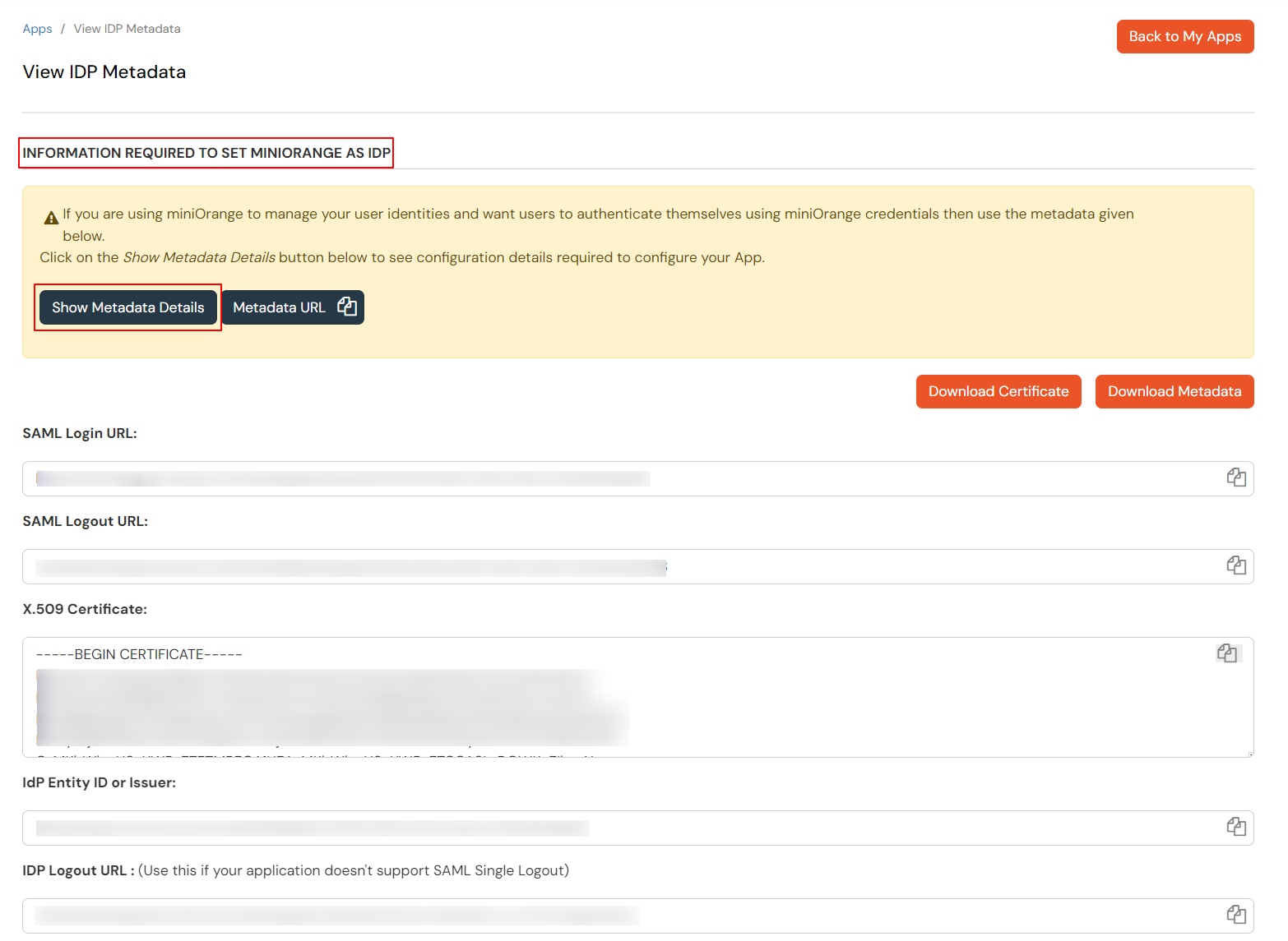 Knowbe4 Single Sign On (sso) download metadata