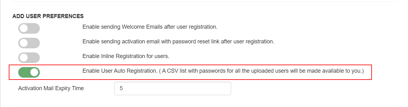 MFA/Two-Factor Authentication(2FA) for Enable User Auto Registration