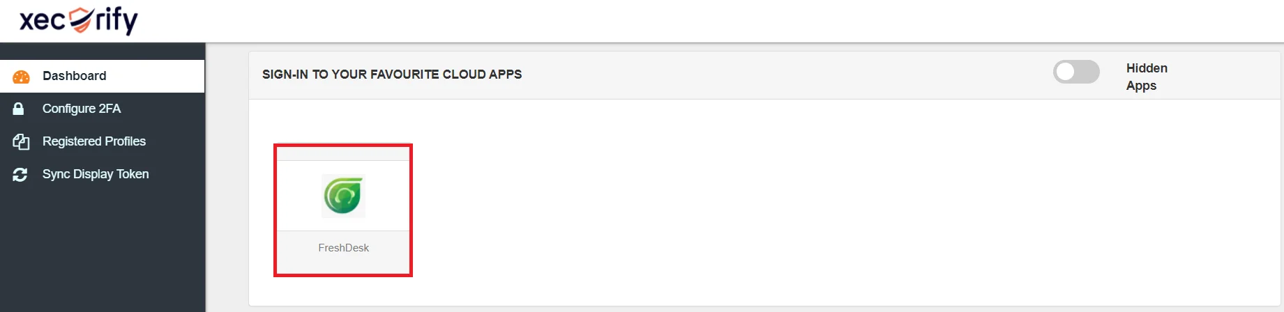 Freshdesk Single Sign-On (SSO) manage apps