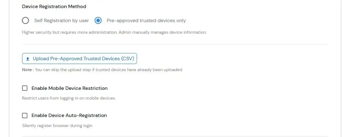 Adaptive Authentication for Freshdesk: Agent Based Device